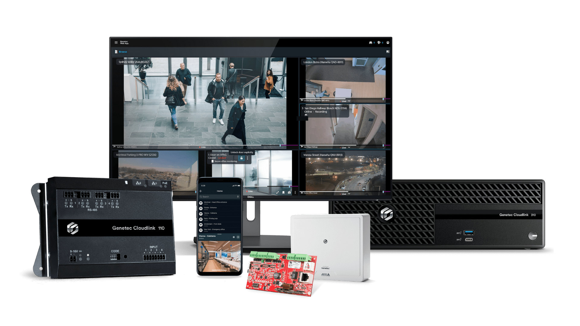 Genetec Security Center SAAS Product Family Shot Genetec Security Center SAAS Product Family Shot